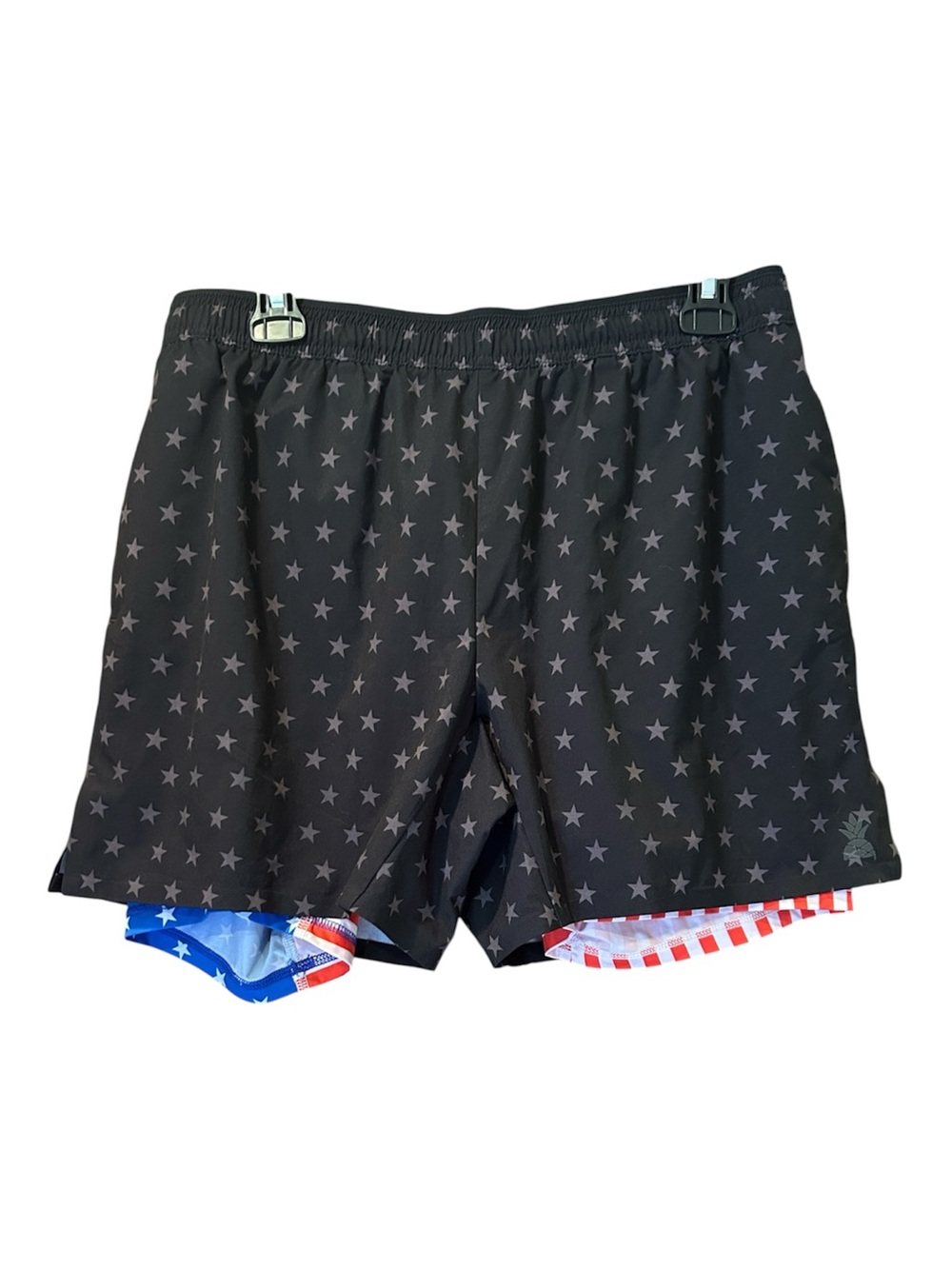 Chubbies The Danger Zones Sport Shorts Mens Large 5.5” Lined Patriotic Training
